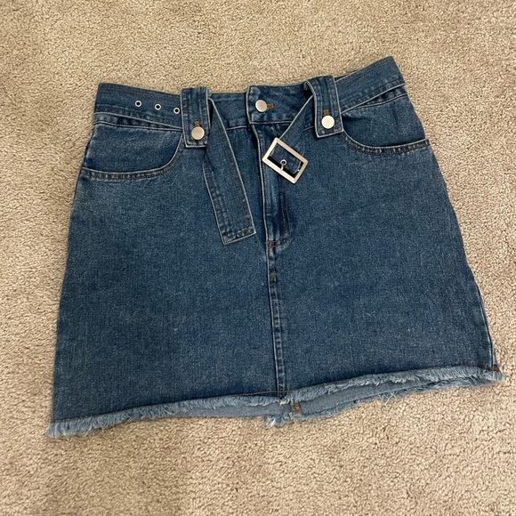 LELIS Jean Skirt - Picture 1 of 4